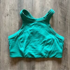 Lululemon Ribbed Nulu High-Neck Yoga Bra Size 10